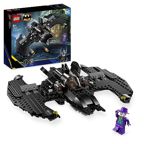 Lego Dc Bat-Aereo: Batman Vs. The Joker, Iconico Aeroplano Giocattolo Dal Film Del 1989 Con 2 Minifigure, Playset Classico Del Supereroe, Idea Regalo 