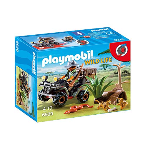 Playmobil Wild Life 6939 - Bracconiere Con Quad, Dai 4 Anni