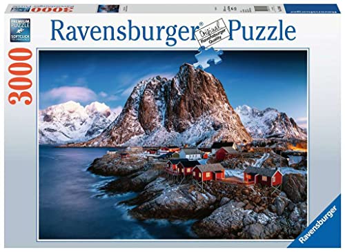 Ravensburger - Puzzle Hamnoy, Lofoten, 3000 Pezzi, Idea Regalo, Per Lei O Lui, Puzzle Adulti