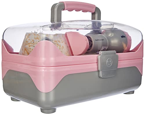 Klein Theo 5862 Valigetta Del Parrucchiere Braun Con Asciugacapelli A Batterie Numerosi Accessori Per Acconciature E Styling Giocattolo Per Bambini A