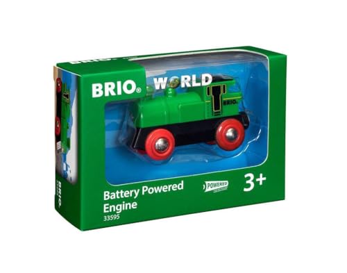 Brio 335958 Locomotiva A Batterie, Brio Treni-Vagoni-Veicoli, Giochi Per Bambini, Età Raccomandata 3+ Anni, Compatibile Con Tutti I Prodotti Brio