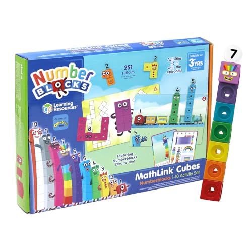 Learning Resources Set Di Attività Numberblocks 1-10 Con I Cubi Mathlink , Apprendimento Della Matematica Nei Primi Anni, Costruire, Imparare E Giocar