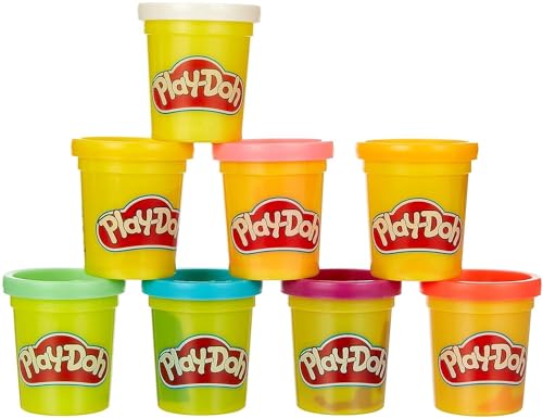 Hasbro Play-Doh 8 Pack Rainbow, 8 Barattoli
