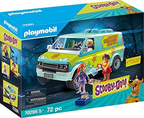 Playmobil Scooby-Doo! 70286, Mystery Machine Con Effetti Luminosi, Dai 4 Anni