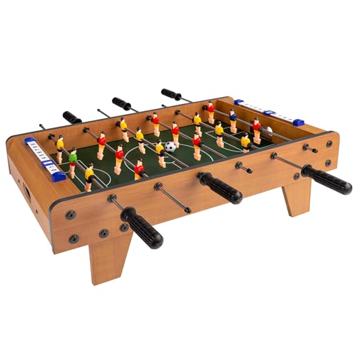 Colorbaby- Cbgames Calcio Balilla Legno Tavolo, 60X30X20 Cm, 43310