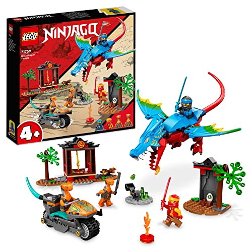 Lego Ninjago Il Tempio Del Ninja Dragone, Set Di Costruzioni Con Drago, Moto Giocattolo E 4 Minifigure, Idea Regalo Di Compleanno, Giochi Per Bambini