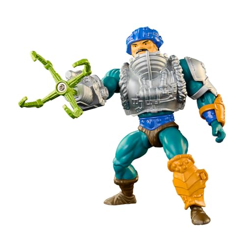 Masters Of The Universe Origins Toy, Rise Of Snake Men Man-At-Arms Snake Claw, Collectible Motu Figure With Accessory And Mini Comic