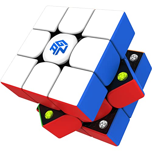 Gan 356M, Speedcube 3X3 Magnetico Gan Cubo 356M, Stickerless (Senza Adesivi), Versione 2020 Lite