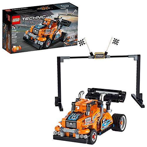 Lego Technic Camion Da Gara Trasformabile In Auto Da Corsa, Set Da Costruzione 2In1 Con Motore Pull-Back, 7+ Anni 42104