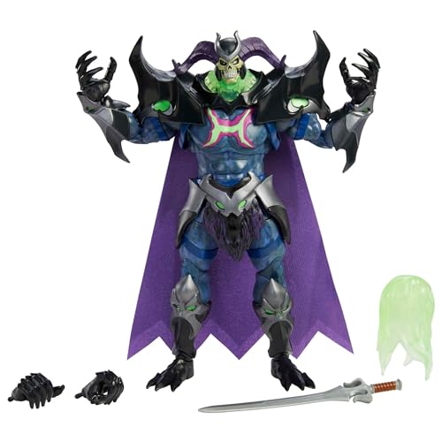 Masters Of The Universe, Skeletor Action Figure, 9-In Motu Battle Figure, Gift For Kids Age 6 And Older And Adult Collectors, Gyv17
