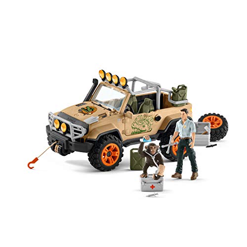 Schleich Wild Life 42410 4X4 Vehicle With Winch