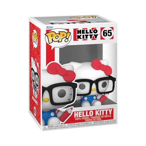 Funko Pop! Sanrio: Hello Kitty - Hk Nerd - Figura In Vinile Da Collezione - Idea Regalo - Merchandising Ufficiale - Giocattoli Per Bambini E Adulti -