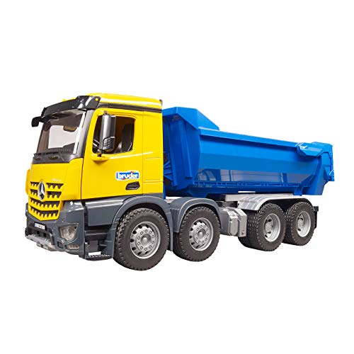 Bruder 03623 - Dumper Mercedes Benz Arocs Halfpipe, Camion, Veicolo Da Costruzione