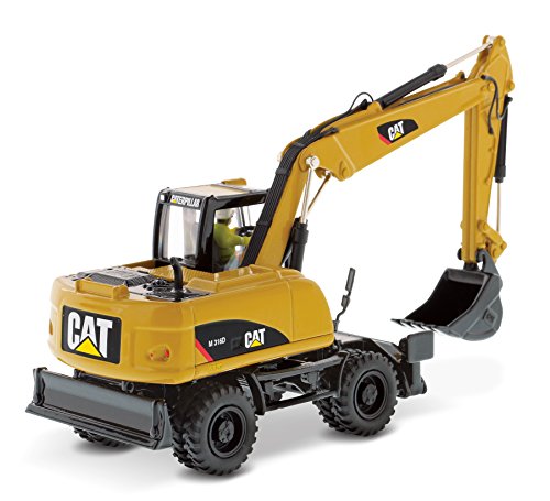 Caterpillar- Diecast Masters 85171C-Escavatore Mobile M316D, Scala 1:50, Circa 16,9 X 5,6 X 7 Cm, Dai 14 Anni In Su, Colore Yellow, Medium, 85171C