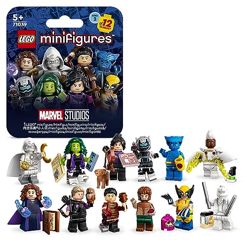 Lego Serie Marvel 2 - Minifigures, 1 Di 12 Iconici Personaggi Da Collezionare In Ogni Bustina Misteriosa Dallo Show Disney+, Tra Cui Wolverine, Hawkey