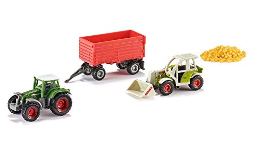 Siku 6304, Set Regalo - Agricoltura, 4 Pezzi, Metallo E Plastica, Multicolor, Combinazione Di Giocattoli, Parti Mobili