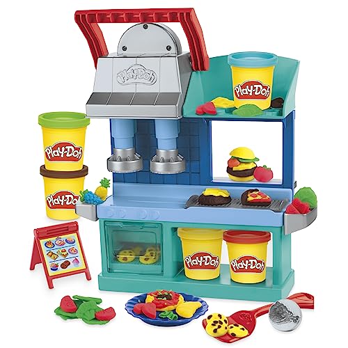Play-Doh Kitchen Creations, Playset Ristorante Degli Chef In Carriera, Set Da Cucina A 2 Lati, Giocattolo Prescolare Da Cucina Per Bambini E Bambine D