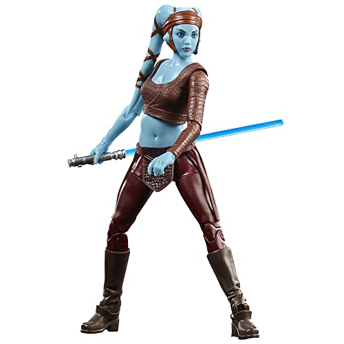 Star Wars Hasbro The Black Series, Aayla Secura, Action Figure Da Collezione Da 15 Cm, Ispirata Alla Serie L'Attacco Dei Cloni, Dai 4 Anni In Su
