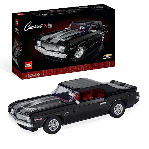 Lego Icons Chevrolet Camaro Z28, Modellino Auto Vintage, Kit Modellismo Da Costruire Adulti, Macchina Da Corsa Personalizzabile, Idee Regalo Di Comple