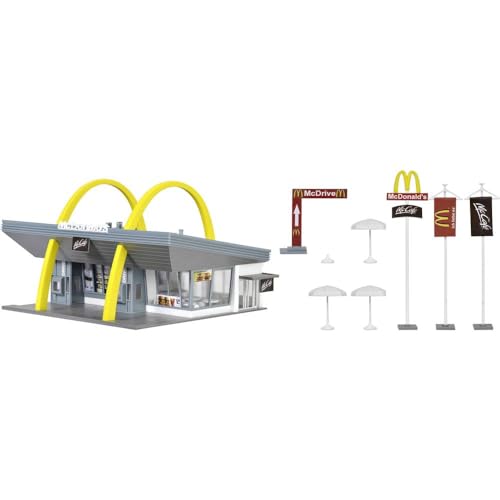Vollmer 43634 Mcdonald'S Con Mcdrive, 17,5 X 16 X 10 Cm
