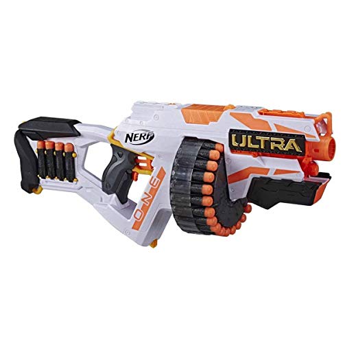 Hasbro Nerf Ultra One Blaster Motorizzato, 25 Dardi Nerf Ultra - Compatibile Soltanto Con I Dardi Nerf Ultra One