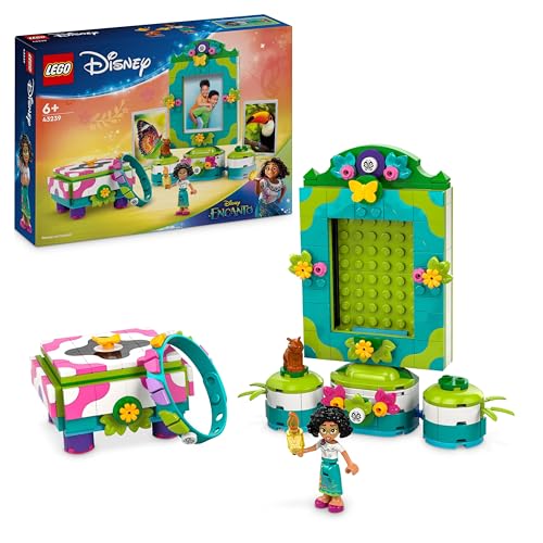 Lego Disney Portafoto E Portagioie Di Mirabel Madrigal, Giochi Per Bambine E Bambini Da 6 Anni Con Mini Bambolina, Capibara, Braccialetto E Portafoto 