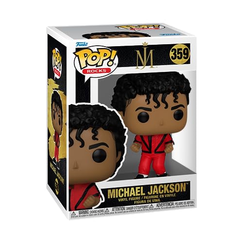 Funko Pop! Rocks: Michael Jackson - (Thriller) - Figura In Vinile Da Collezione - Idea Regalo - Merchandising Ufficiale - Giocattoli Per Bambini E Adu