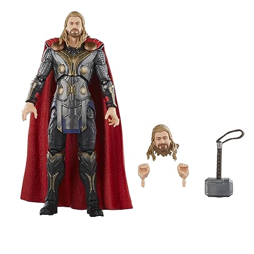 Hasbro Marvel Legends Series, Thor, Action Figure Marvel Legends Ispirate Al Film Thor: The Dark World, Da 15 Cm
