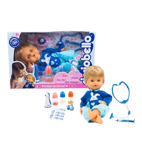 Cicciobello Bua, Bambola Interattiva Con Accessori, Giochi Bambini 2 Anni, Cicciobello Con Accessori Per La Cura Come Termometro E Stetoscopio, Usa Il