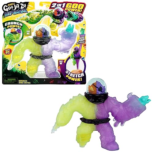 Heroes Of Goo Jit Zu Deep Goo Sea - Statuetta Bowlbreath Da 16,5 Cm Con Potere Melmoso 2 In 1; Super Elastica Ed Elastica