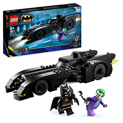 Lego Dc Batmobile: Inseguimento Di Batman Vs. The Joker, Set Iconica Batmobile Del 1989 Con 2 Minifigure E Batarang, Macchina Giocattolo Del Supereroe