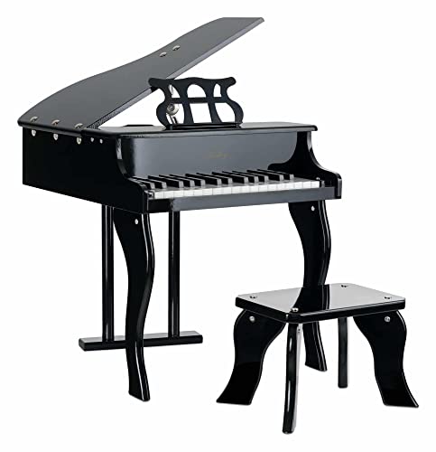 Funkey Mgp-25 Bk Mini Pianoforte A Coda Giocattolo Per Bambini Nero