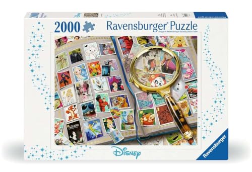 Ravensburger-16706 Other Ravensburger Disney Stamp Album 2000 Pezzi Puzzle Per Adulti E Bambini Dai 12 Anni In Su, Multicolore, 16706