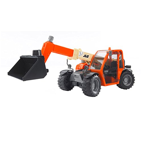 Bruder 02140 - Pala Telescopica Jlg 2505, Veicolo Da Costruzione, Cantiere, Pala, Giocattolo