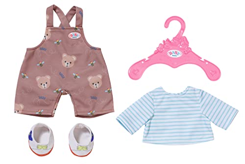 Baby Born Bear Outfit 834732 - Abbigliamento Per Orsacchiotto E Bambole Baby Born Fino A 36 Cm - Vestito Con Orsetti E Scarpe - Età: 1+ Anni