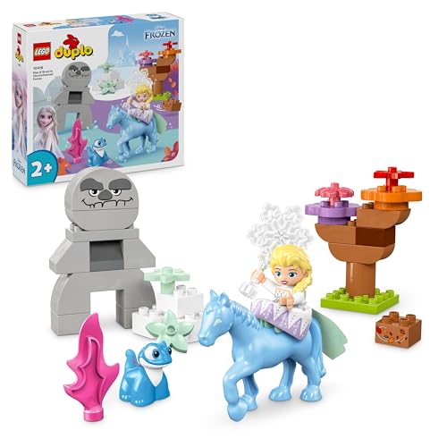 Lego Duplo Disney Elsa E Bruni Nella Foresta Incantata, Gioco Di Fantasia Per Bambini E Bambine Da 2 Anni In Su Con 4 Personaggi Di Frozen 2 Tra Cui I