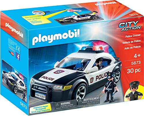 Playmobil City Action: Police Cruiser, Personaggi, Colore Multicolore, 5673