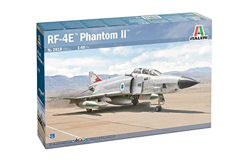 Italeri-2818 Rf-4E Phantom Ii, Scala 1:48, Model Kit, Modello In Plastica Da Montare, Modellismo, It2818