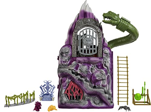 Masters Of The Universe Origins - Snake Mountain, Playset Con Prigione, Trono Di Skeletor E Tunnel Di Fuga, 2 Personaggi Inclusi, Giocattolo Per Bamb