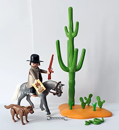 Playmobil 1003 - Sceriffo Con Cavallo, Cane, Serpente E Accessori (Imballaggio In Pellicola)