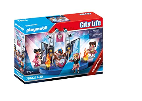 Playmobil Promo Pack 71042 Rock Band Per Bambini Dai 4 Anni
