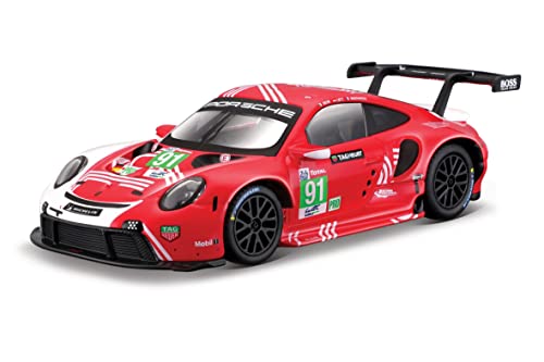 Bburago Race Porsche 911 Rsr Lemans '20 1:24 Modellino Auto