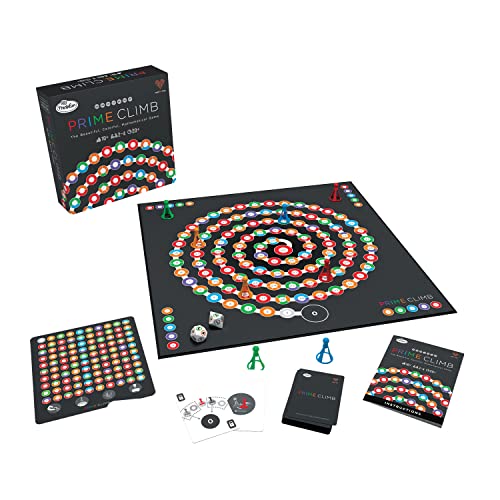 Thinkfun - Prime Climb, Gioco Di Logica Matematico Per Bambini, 1-4 Giocatori, Età 10+ Anni