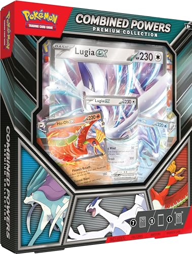 Pokémon Collezione Premium Poteri Uniti Del Gcc Lingua Inglese (Sette Carte Olografiche, Una Carta Olografica Gigante E 11 Buste Di Espansione)