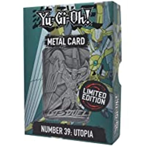 Fanattik- Yu-Gi-Oh-Metal Silver Card Collectible-Number 39: Utopia, Kon-Ygo46