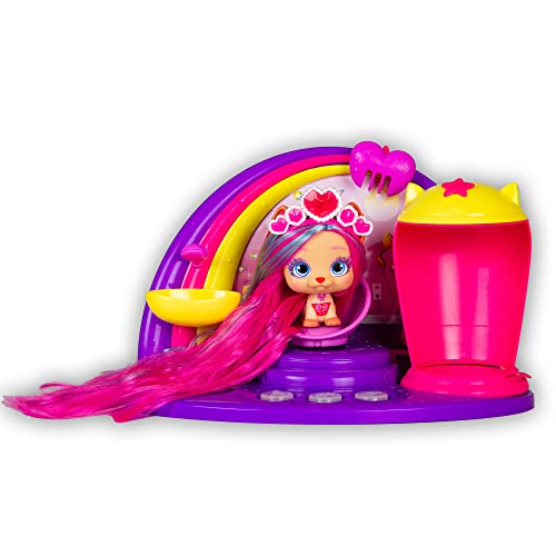 Vip Pets Glam Gems Il Salone Di Fabio And Fabia, Set Da Parrucchiere Con L'Esclusiva Bambola Shiara E 17 Accessori, Regalo Giocattolo Per Bambini E Ba