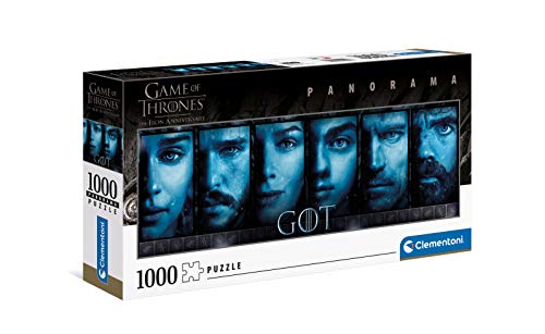 Clementoni - 39590 - Panorama Puzzle - Game Of Thrones - Puzzle Adulti 1000 Pezzi, Puzzle Panoramico, Made In Italy