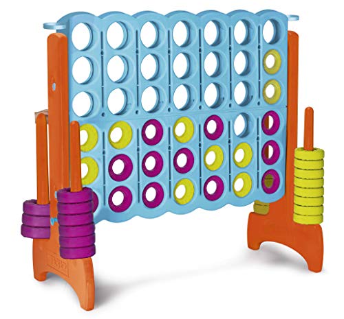 Feber - Mega 4 In Linea Gigante Per Interno Ed Esterno, Raccomandato Per Bambini/E E Famiglie, 800012910