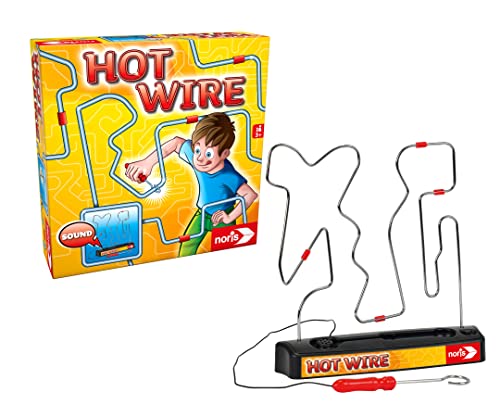 Noris 606060172 Hot Wire, Il Famoso Gioco Di Abilità Per Tutta La Famiglia (Batterie Non Incluse Nel Gioco), Dai 3 Anni In Su.