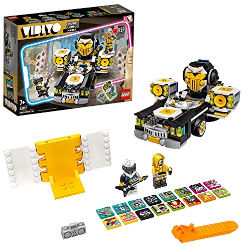 Lego Vidiyo Robo Hiphop Car Beatbox Creatore Video Musicali Con 2 Minifigure, Giocattoli Per Bambini, App Realtà Aumentata, 43112